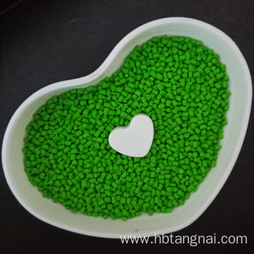 PE coloring plastic granules green color master batch
